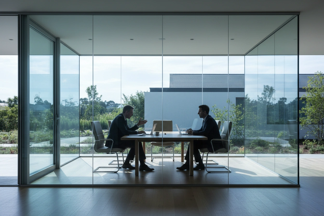 A one-to-one executive conversation